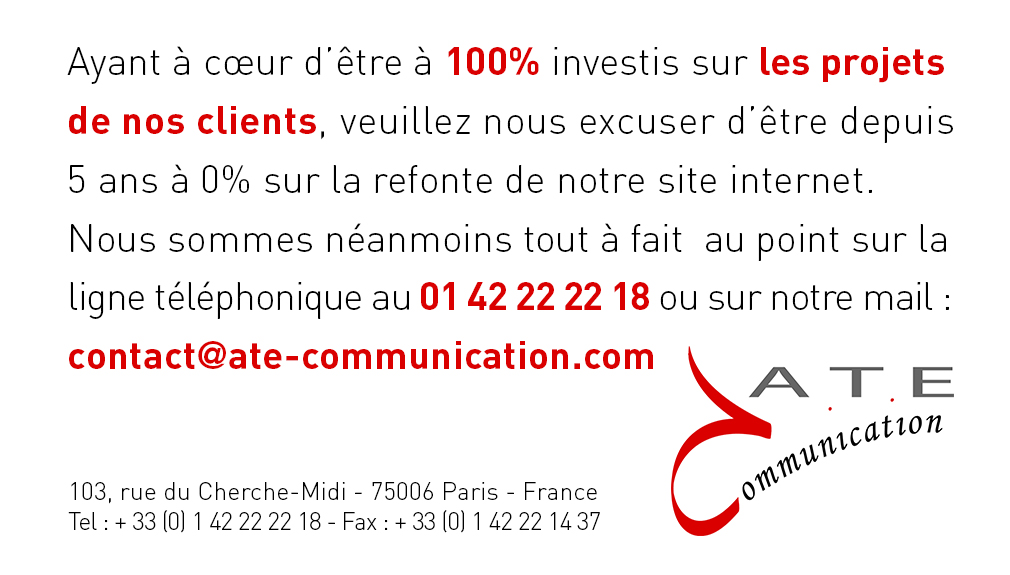 ATE communication - site en construction